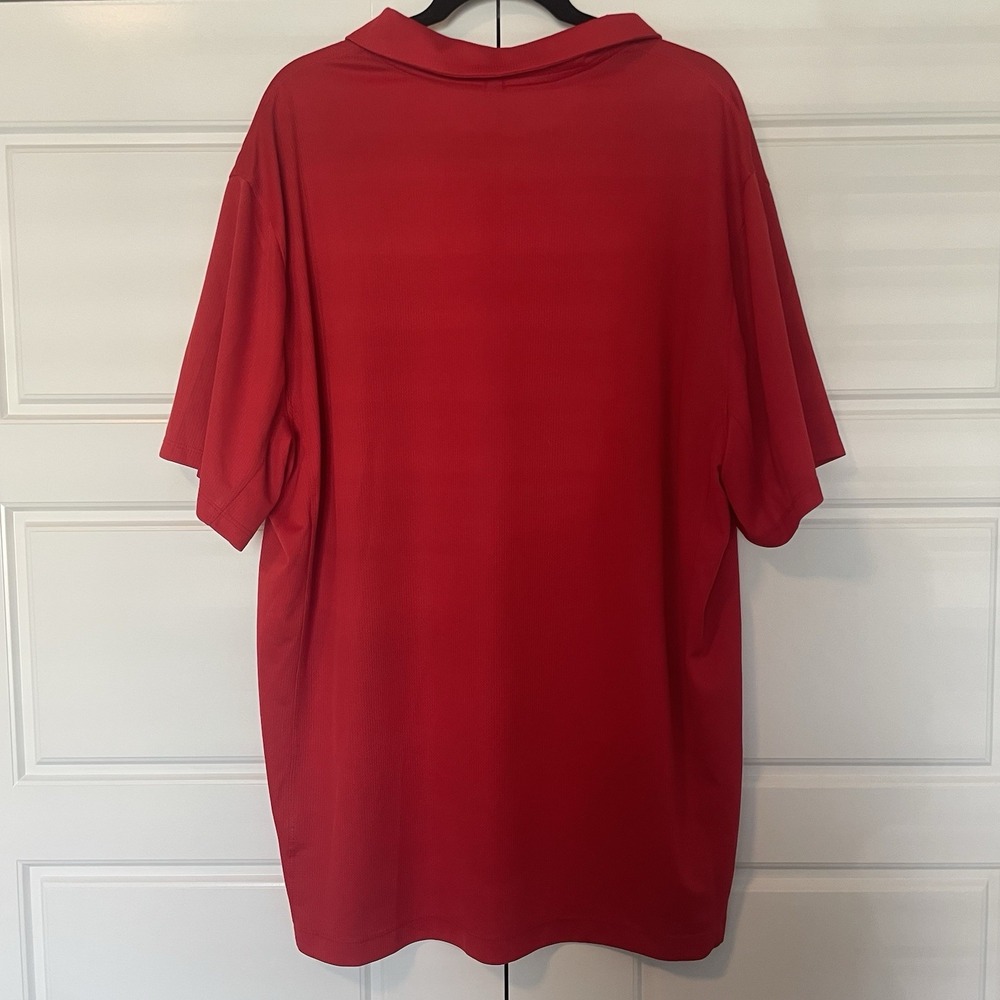 Nike Men's Golf Tour Performance Polo Shirt 2XL, Red, Collared - Picture 5 of 7